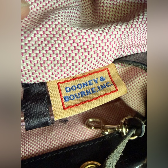 Dooney & Bourke Black and Gray Monogram Shoulder Bag - Picture 15 of 16